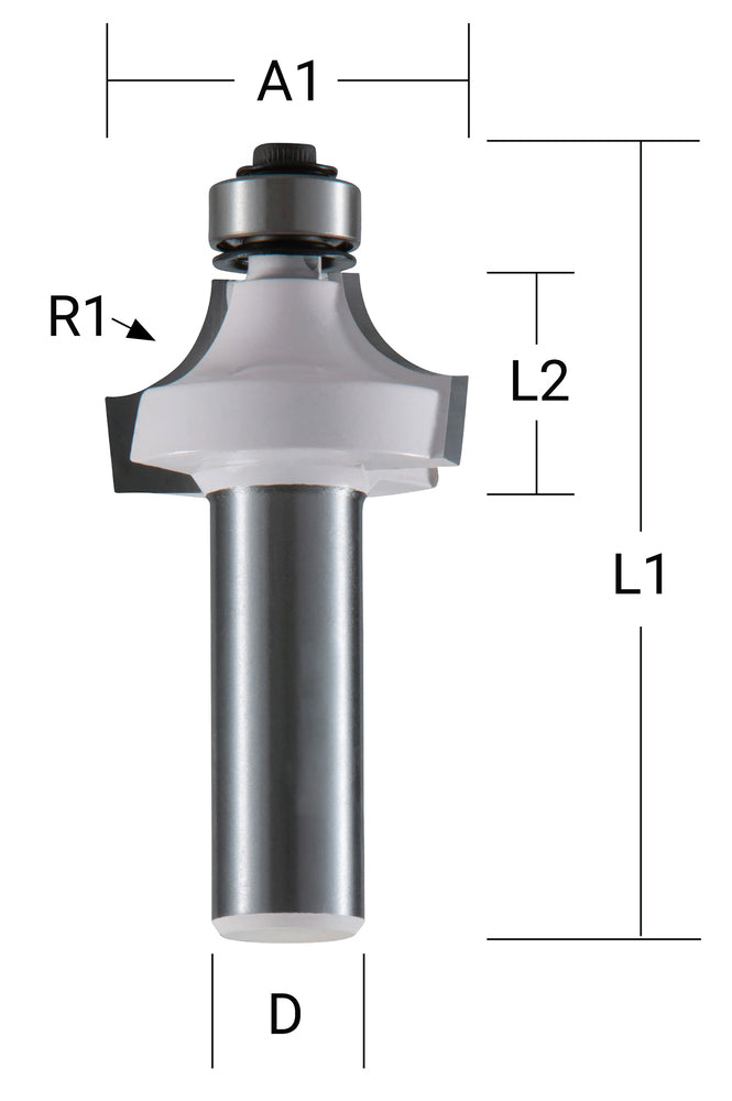 Makita Kvartstaff Fres 25,4Mm