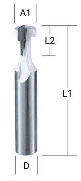 Makita Nøkkelhullsfres 9,5Mm
