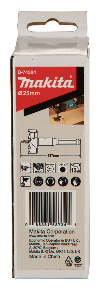 Makita Fresebor selvmatende  25 x 127mm