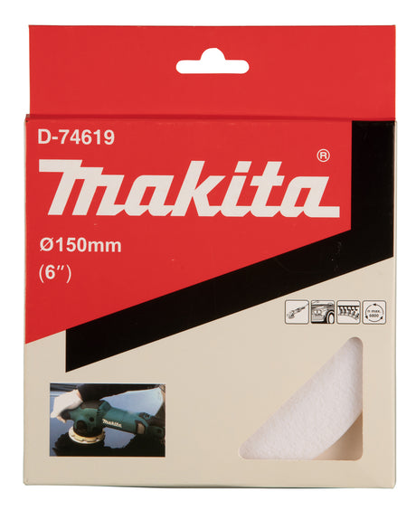 Makita Poleringspad ullfilt 150mm