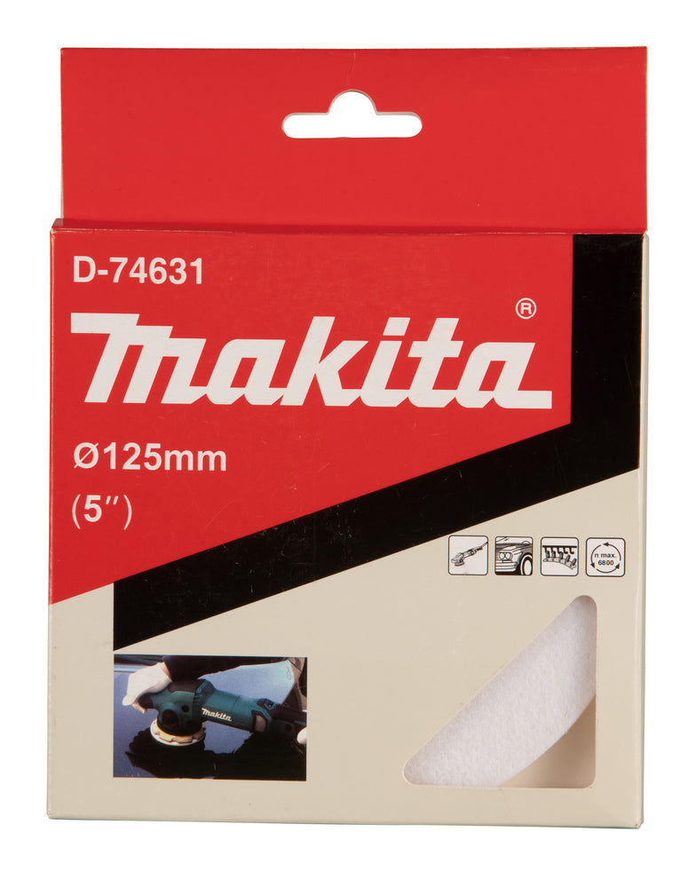 Makita Poleringspad Ullfilt 125Mm