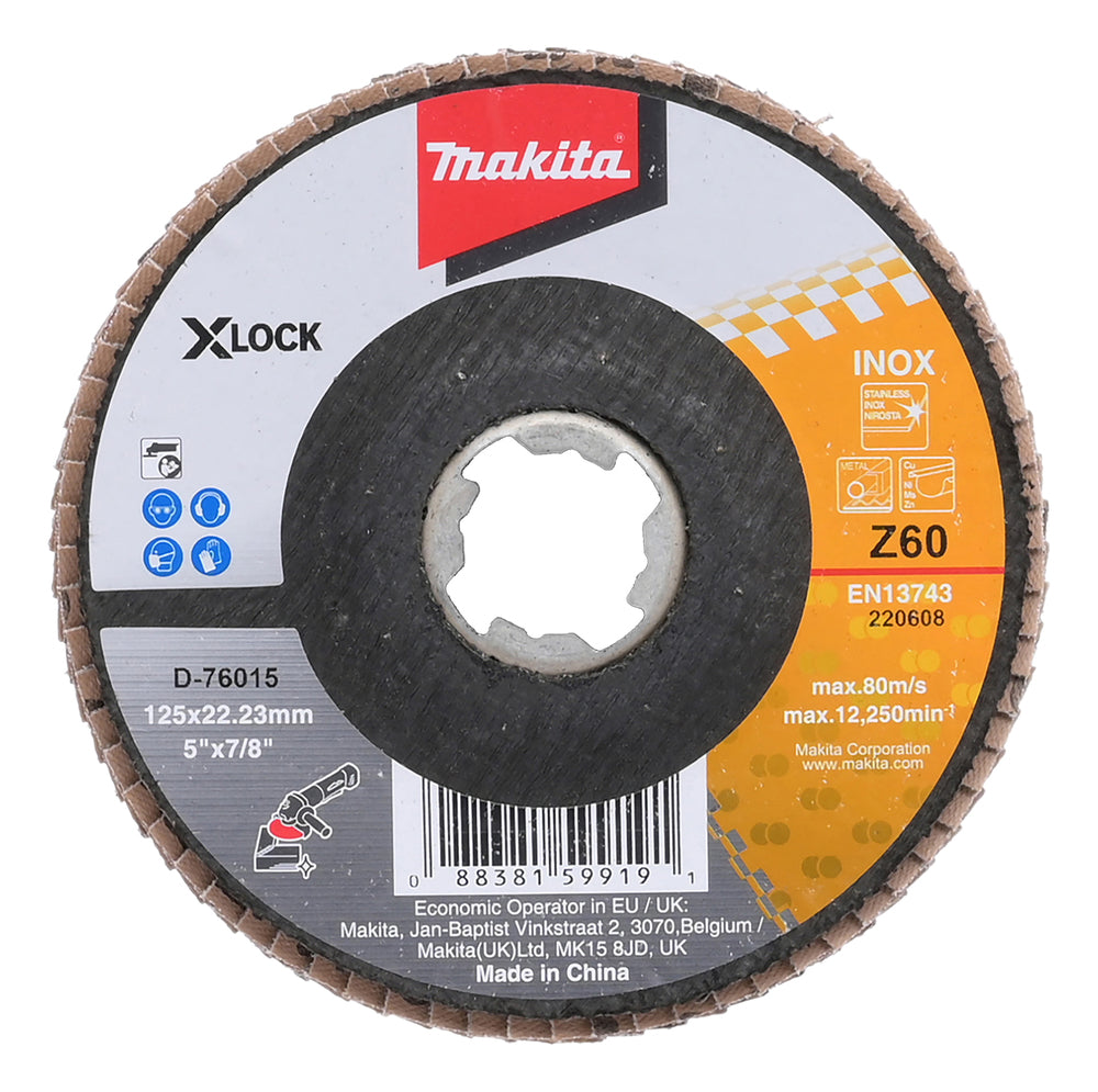 Makita Lamellslipeskive 125 X-Lock Z60