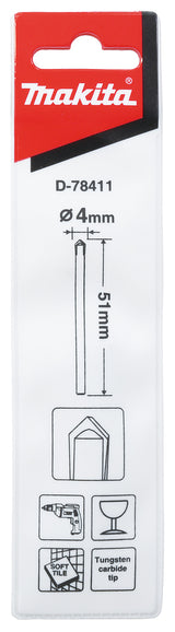 Makita Glass/Flisbor 4Mm