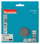 Makita Slipenett 125mm K240  10pk.