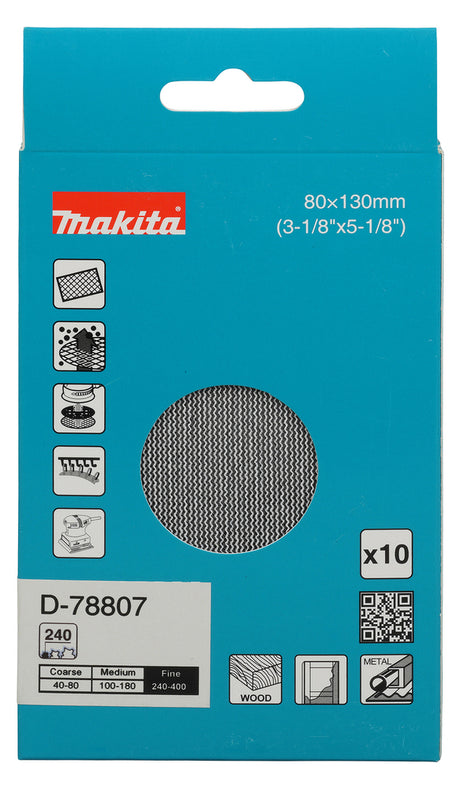 Makita Slipenett 80X130Mm A240