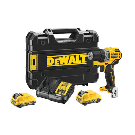 Dewalt Drill Dcd701D2-Qw 12V Xr Kompakt 2X2,0Ah