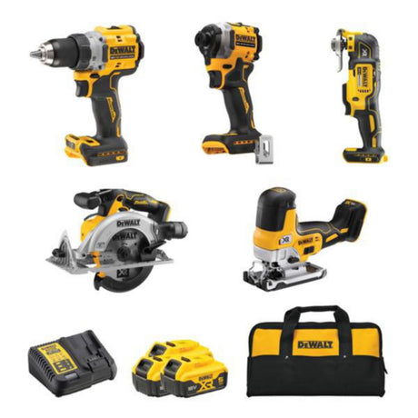 Dewalt Verktøysett Dck502P3 18V 5Pak 5Ah