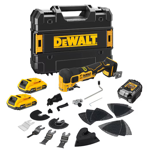 Dewalt Multikutter 18V DCS358D2-QW 2x2.0 Ah Batterier I Koffert