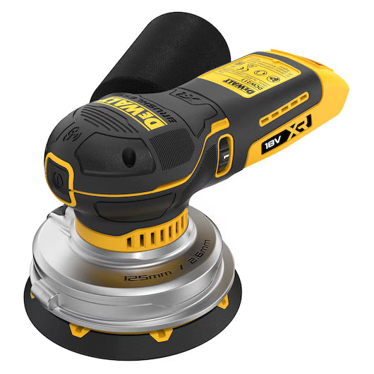 Dewalt Eksentersliper 18V DCW211NT-XJ 125 mm Uten Batteri Og Lader I Koffert
