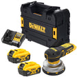 Dewalt Eksentersliper 18V DCW211P2-QW 125 mm 2x5.0 Ah Batterier I Koffert
