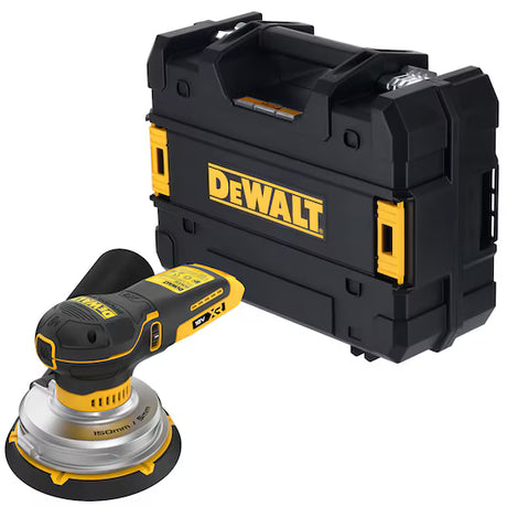 Dewalt Eksentersliper 18V DCW230NT-XJ 150 mm Uten Batteri Og Lader I Koffert