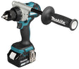 Makita Borskrutrekker DDF492RTJ 18V Med 2x Batterier Og Lader