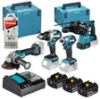 Makita Maskinsett 18V Dlx4196Jx1
