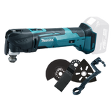 Makita Multikutter 18V Med Hurtigfeste Med Tilbehør Uten Batteri Og Lader