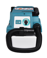 Makita Støvsuger LXT 18V DVC750 Våtfilter + Skulderbelte, Uten Batteri Og Lader