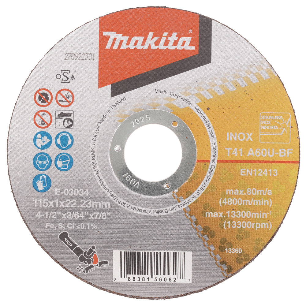 Makita Kappeskive 115X1,0Mm A60U