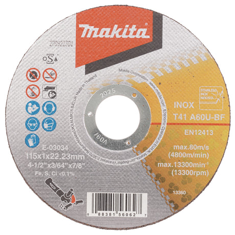 Makita Kappeskive 115X1,0Mm A60U