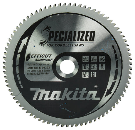 Makita Sirkelsagblad 260X30X81T