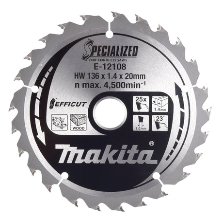 Makita Sirkelsagblad 136X20X25T
