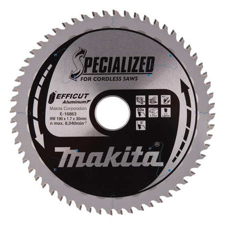 Makita Sirkelsagblad Efficut 190 x 30 mm 60T