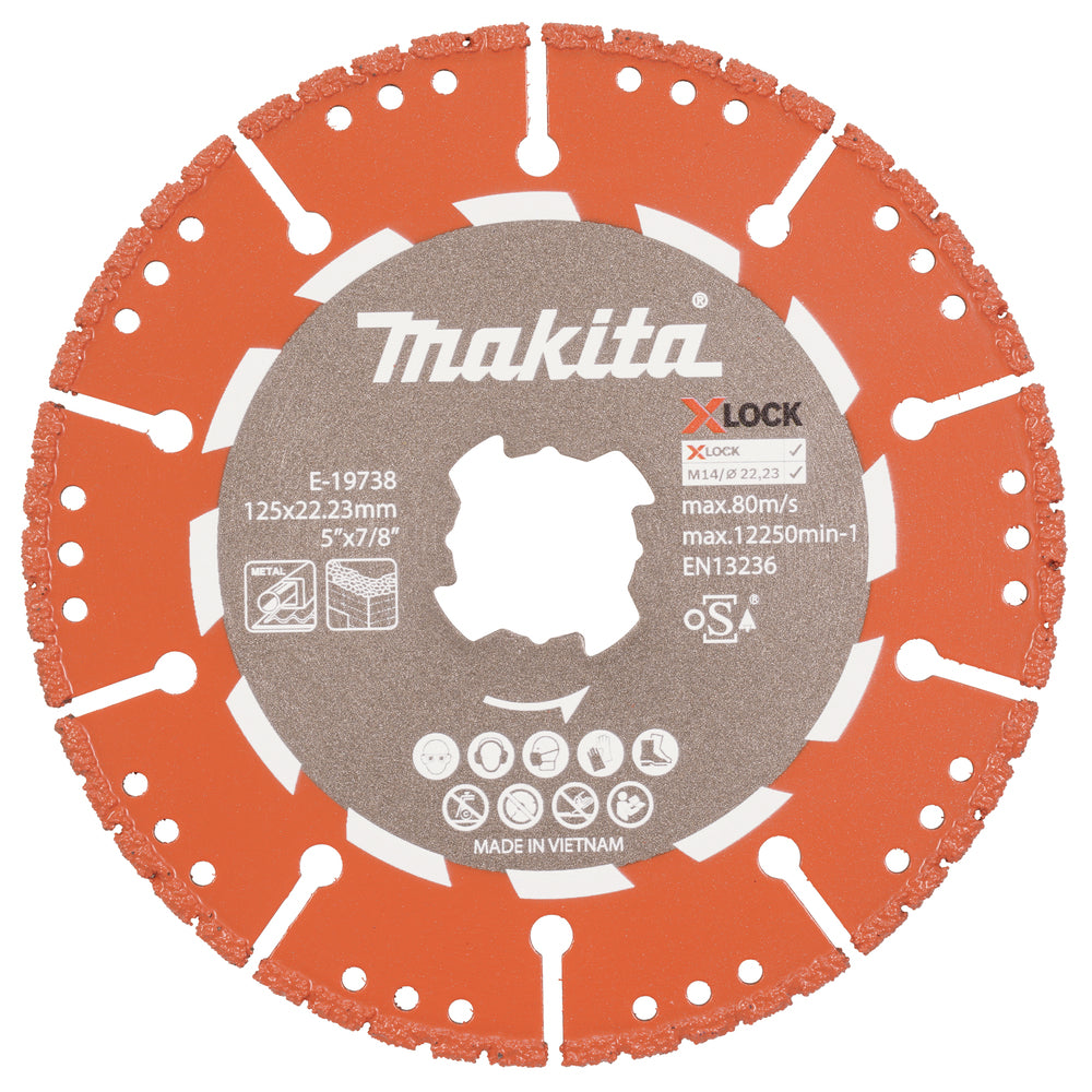 Makita Diamantskive 125Mm X-Lock