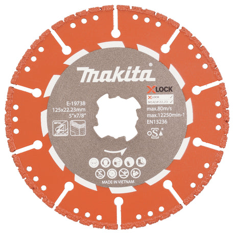 Makita Diamantskive 125Mm X-Lock