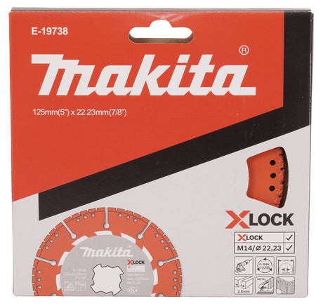 Makita Diamantskive 125Mm X-Lock