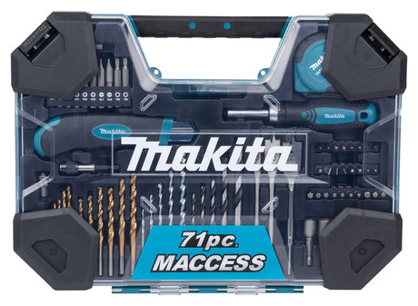 Makita Bor- Og Bitssett 71 Deler