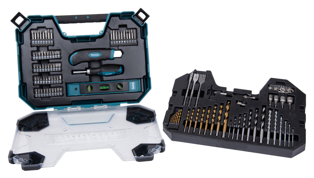 Makita Bor- Og Bitssett 104 Deler