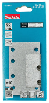 Makita Slipepapir 80X130Mm K60