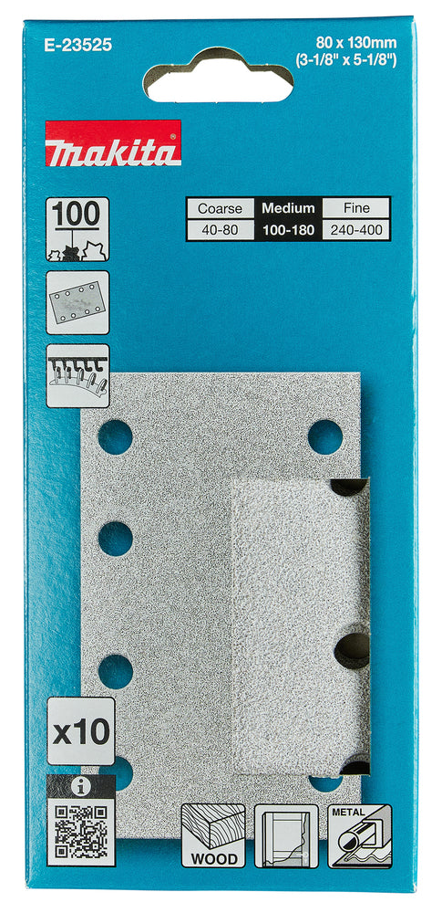 Makita Slipepapir 80X130Mm K100