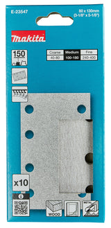 Makita Slipepapir 80X130Mm K150