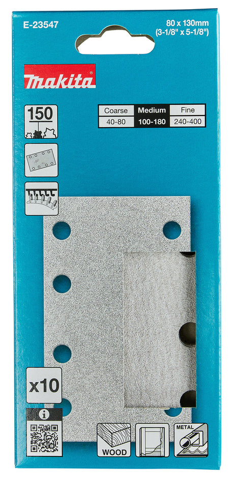 Makita Slipepapir 80X130Mm K150