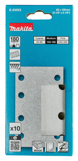 Makita Slipepapir 80X130Mm K180