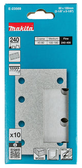Makita Slipepapir 80X130Mm K240
