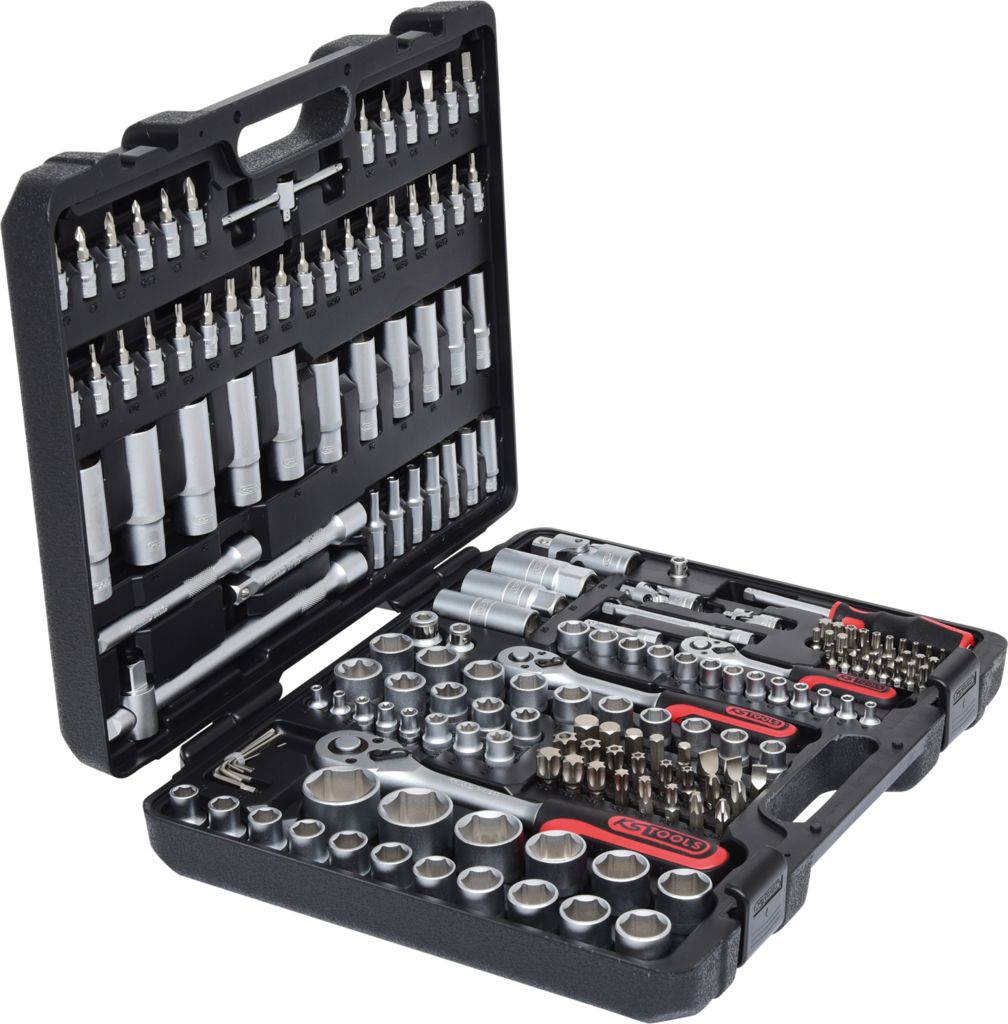 KS Tools Pipesett 1/4"+3/8"+1/2" 179 Deler