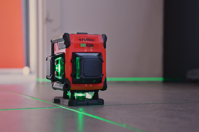 Futech Krysslaser Multicross 3D Floor Grønn