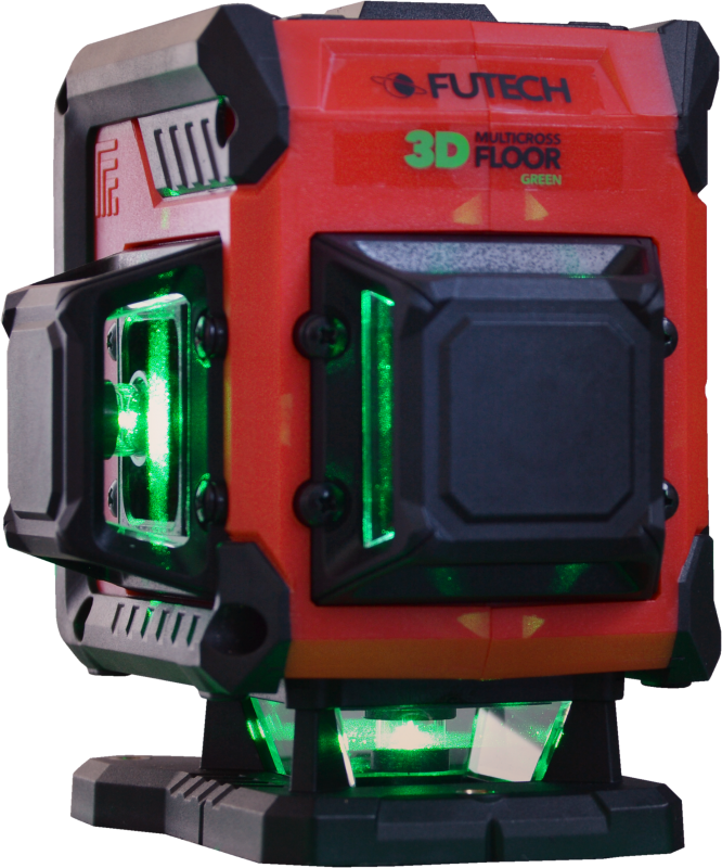 Futech Krysslaser Multicross 3D Floor Grønn