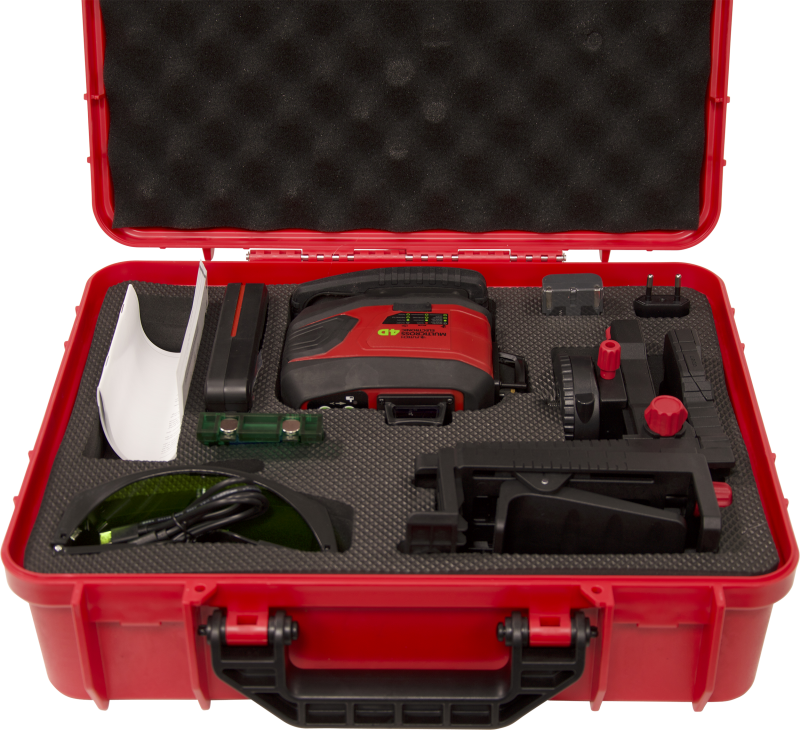 Futech Krysslaser 4D MC4DE Motornivellering Grønn