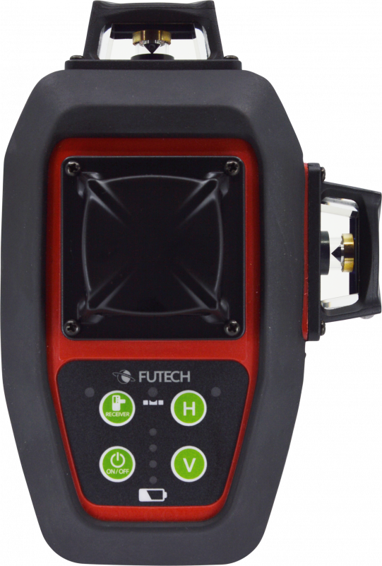 Futech Krysslaser 4D MC4DE Motornivellering Grønn