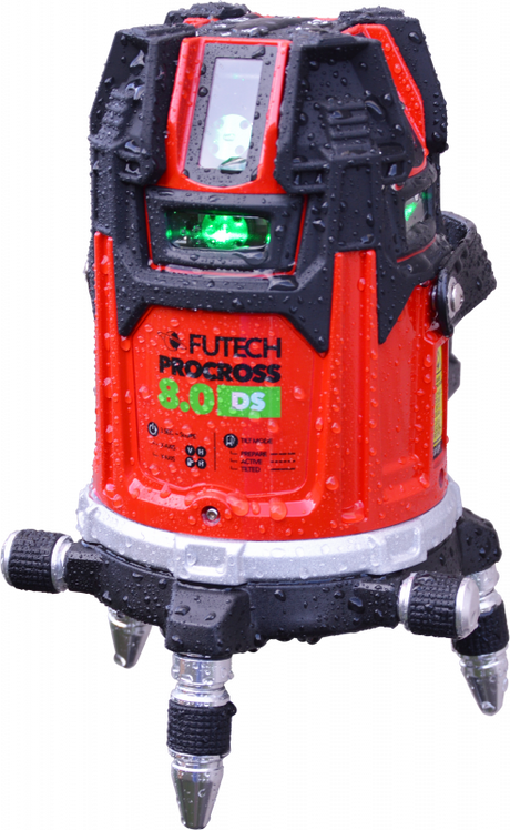 Futech Krysslinjelaser Procross 8.0 DS Grønn