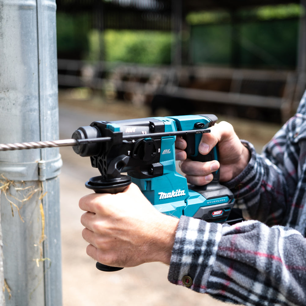 Makita Kombihammer SDS+ XGT 40V HR010 Uten Batteri Og Lader