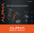 Alpha Jernbindemaskin Inkl. Lader 2 Batterier