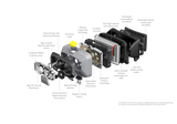 Led Lenser HF8R Work Yellow Hodelykt 1600lm  (IP68)