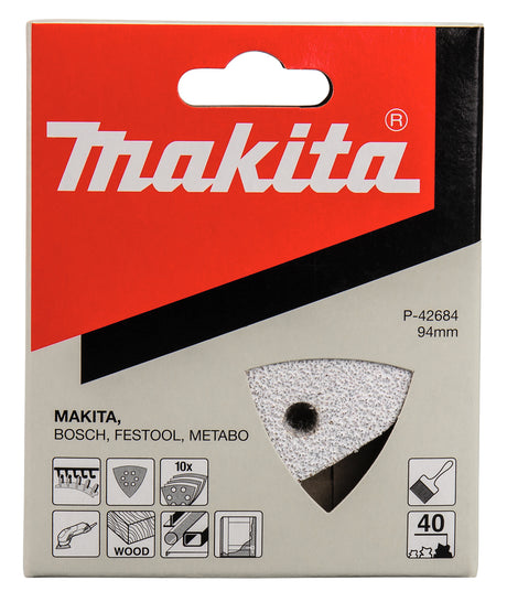 Makita Slipepapir Trekant K40