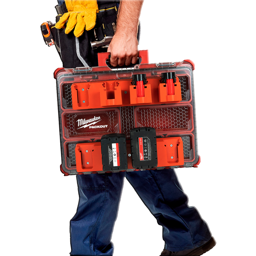 48 Tools Batteriholder Milwaukee 18V Packout