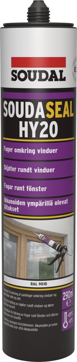 Soudal Soudal - Soudaseal HY20  290ml  Hvit RAL9010