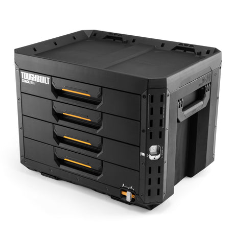 ToughBuilt Systemkasse Tool Box StackTech Lås XL 4 Skuff
