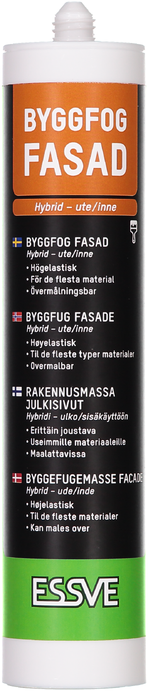 BYGGFUG FASADE BETONGGRÅ 300M | Essve | Essve, Fugemasser, MS fugemasser, skum og branntetting