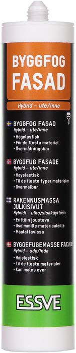 BYGGFUG FASADE SVART 300ML | Essve | Essve, Fugemasser, MS fugemasser, skum og branntetting